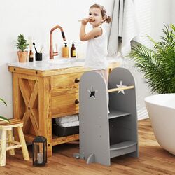 Tabureta-scara pentru copii Costway HY10323DE-GR (Grey) Thumb