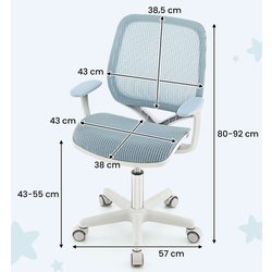 Fotoliu pentru copii Costway HY10192BL (Blue) Thumb