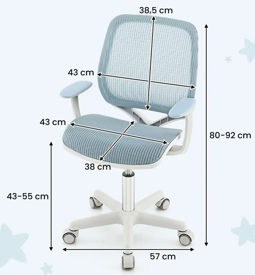 Fotoliu pentru copii Costway HY10192BL (Blue)