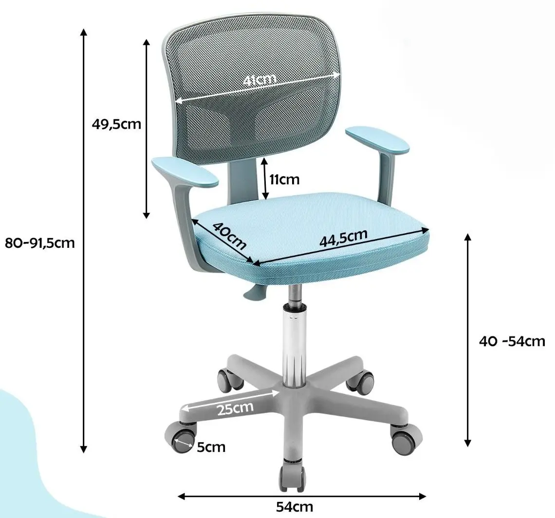 Кресло детское Costway HY10252BL (Blue)