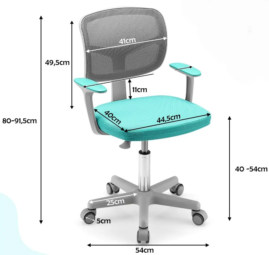Fotoliu pentru copii Costway HY10252LV (Turquoise)