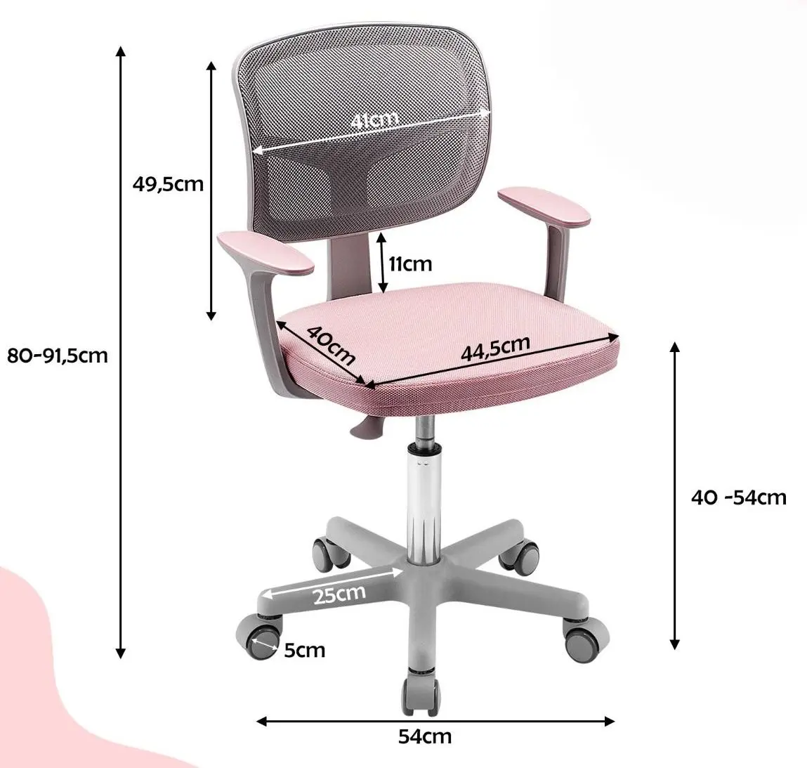 Fotoliu pentru copii Costway HY10252PK (Pink)