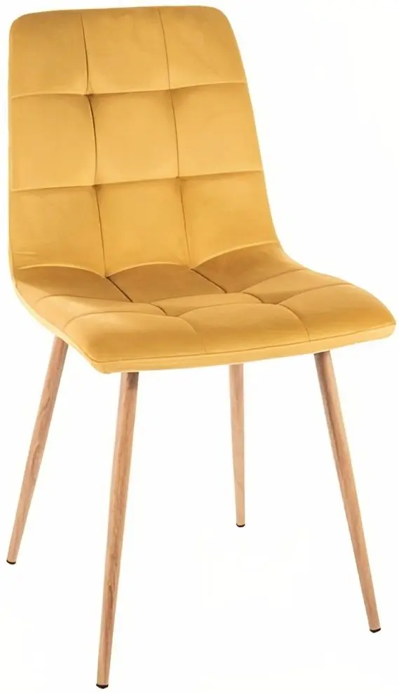 Scaun Signal Mila D Velvet (Curry/Oak)