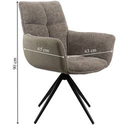 Стул DP Aurora (Grey/Black) Thumb