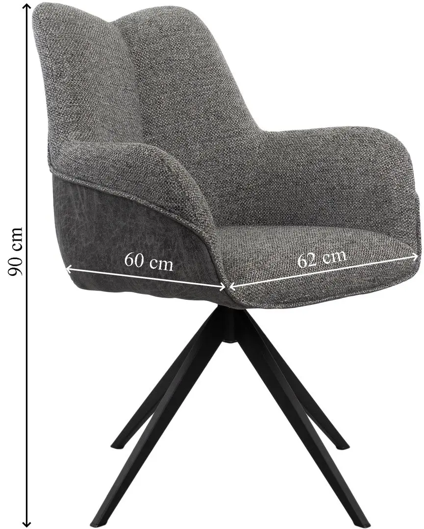 Scaun DP Brian (Grey/Black)