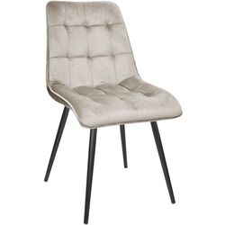 Стул DP Capella HLR7 (Beige/Black) Thumb