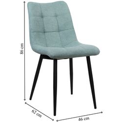 Scaun DP Capella New (Blue/Black) Thumb