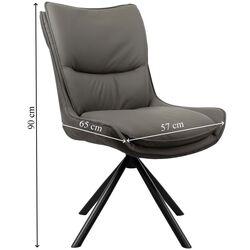 Scaun DP Davis (Grey/Black) Thumb