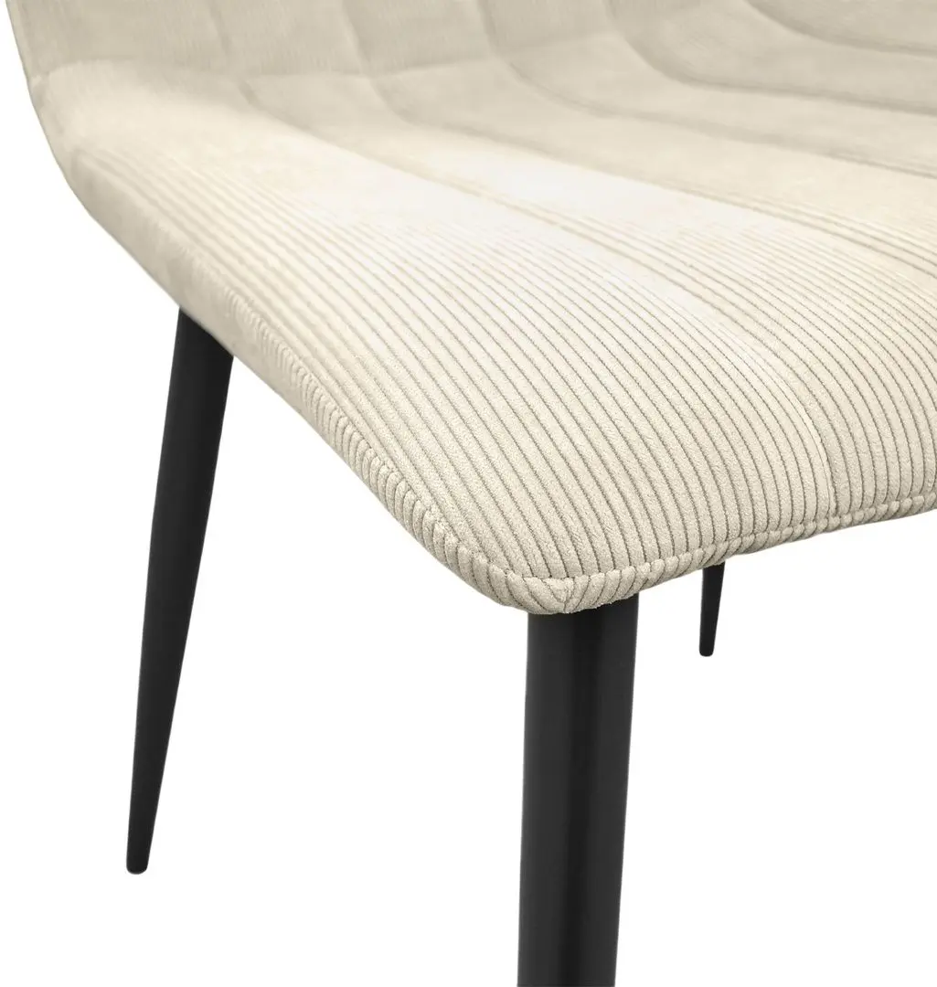 Стул DP DC-90P BGF166-2 (Beige/Black) - 5