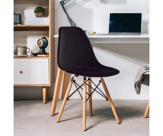 Scaun DP Eames A-37 (Natural/Black)