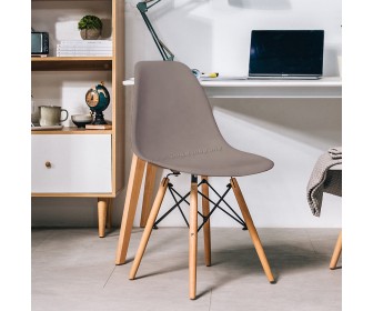 Scaun DP Eames A-37 (Natural/Camel)