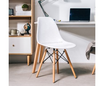 Scaun DP Eames A-37 (Natural/White)