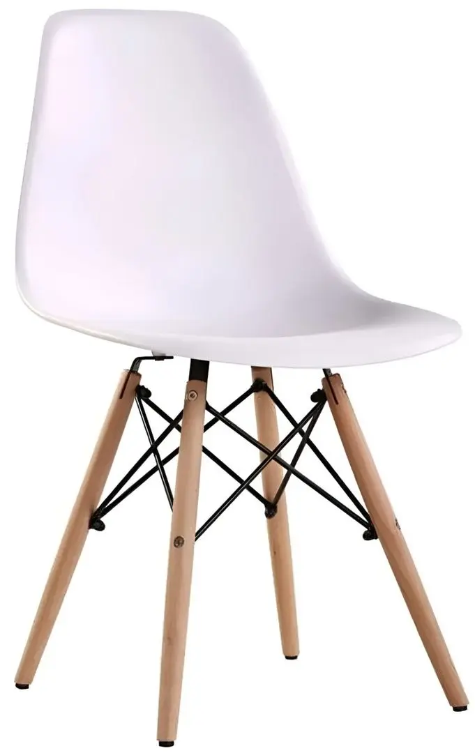 Scaun DP Eames A-37 (Natural/White)
