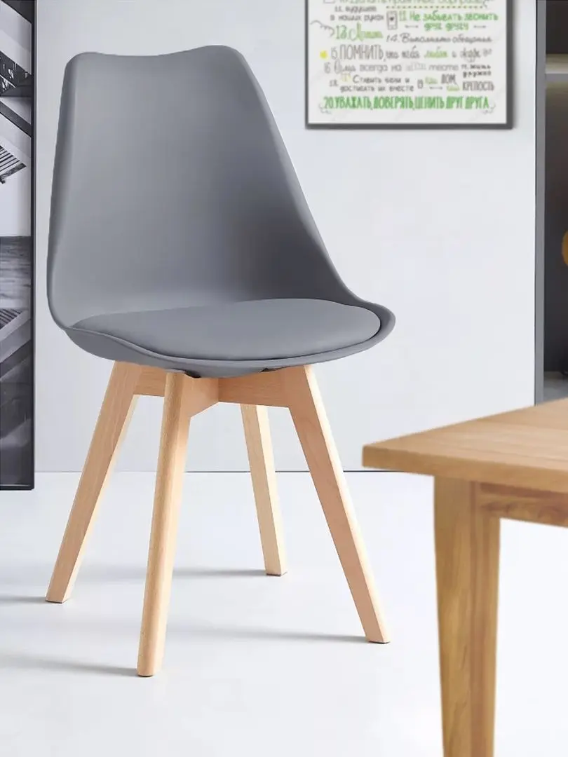 Стул DP Jerry 48x82 (Natural/Grey)