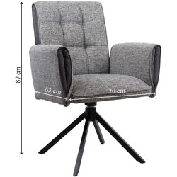 Стул DP Junior (Grey/Black) Thumb