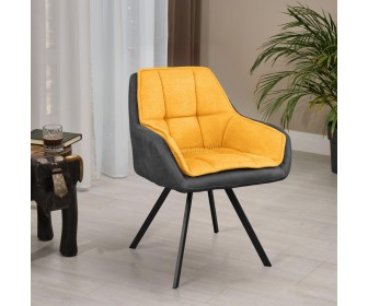 Scaun DP Linen DC5063 (Yellow/Dark Grey/Black)