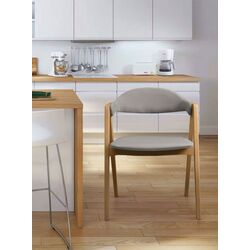 Scaun DP Logan Ambrella 09 (Grey/Natural Oak)