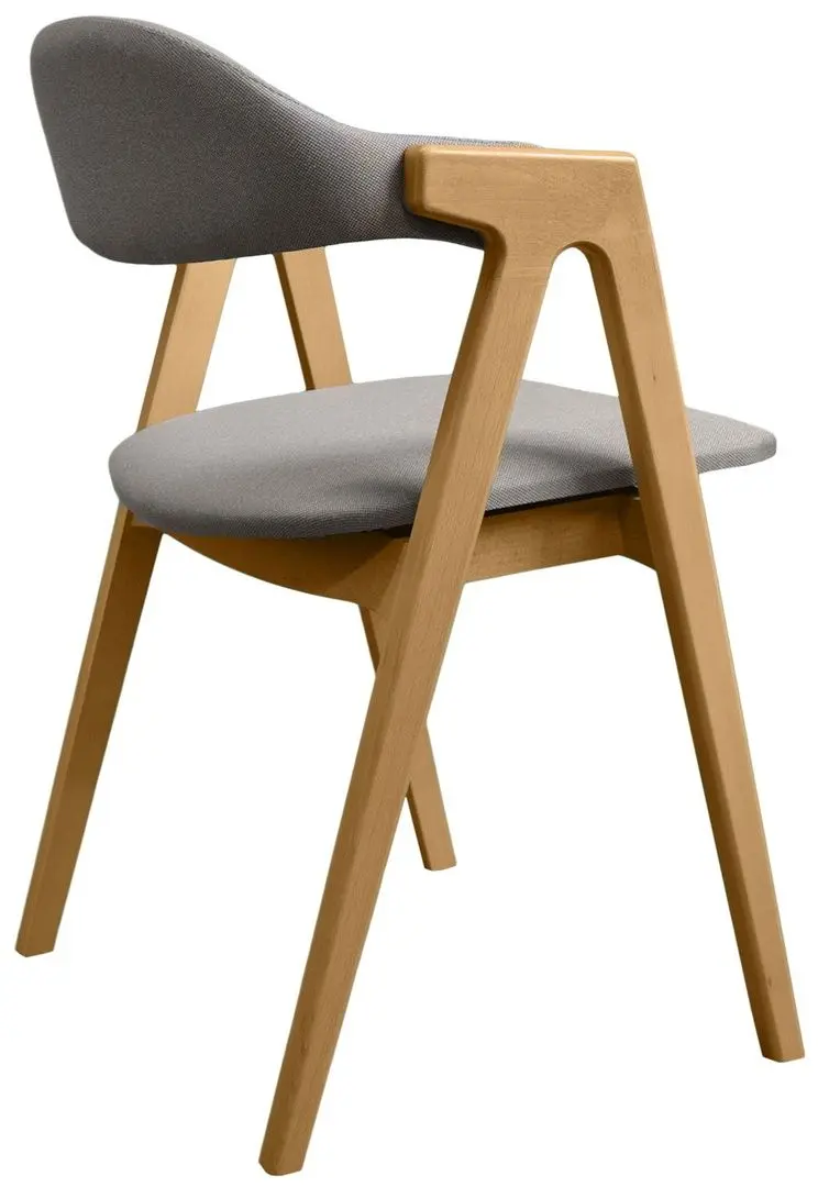 Scaun DP Logan Ambrella 09 (Grey/Natural Oak)