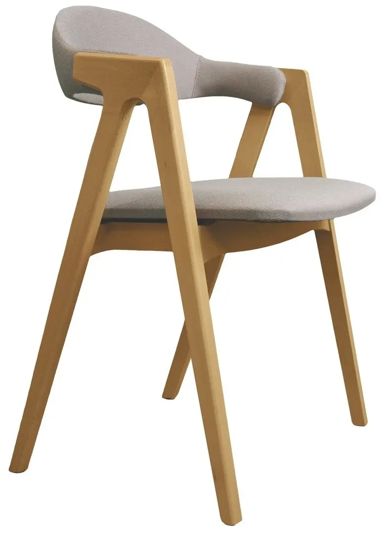 Scaun DP Logan Ambrella 09 (Grey/Natural Oak)