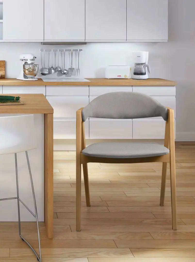 Scaun DP Logan Ambrella 09 (Grey/Natural Oak)