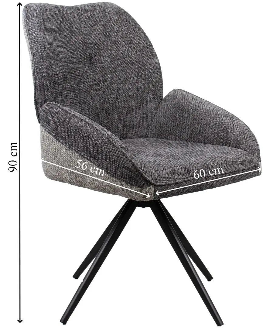 Scaun DP Nimbus (Dark Grey/Black)