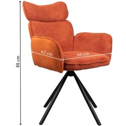 Стул DP Sienna (Red/Black) Thumb