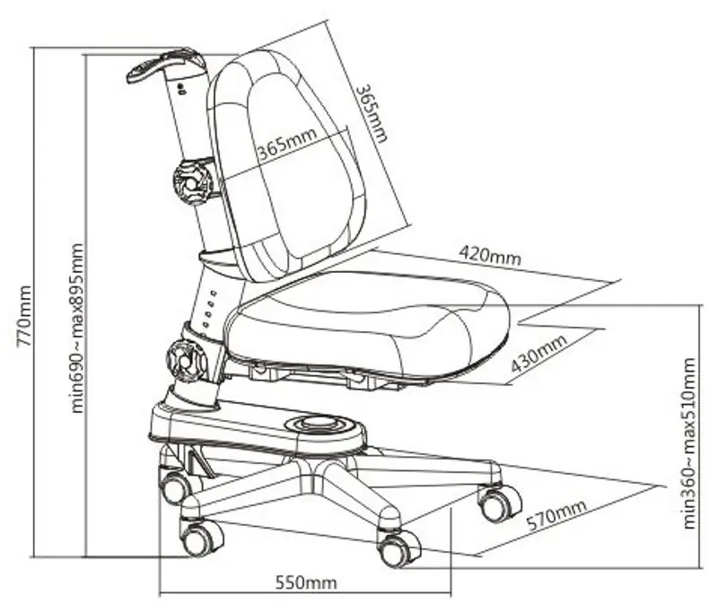 Кресло Ergok Rona (Green) - 2