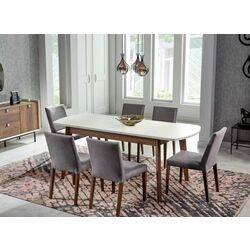 Scaun Fabrik Home Doren 47cm (Maro/Gri) Thumb