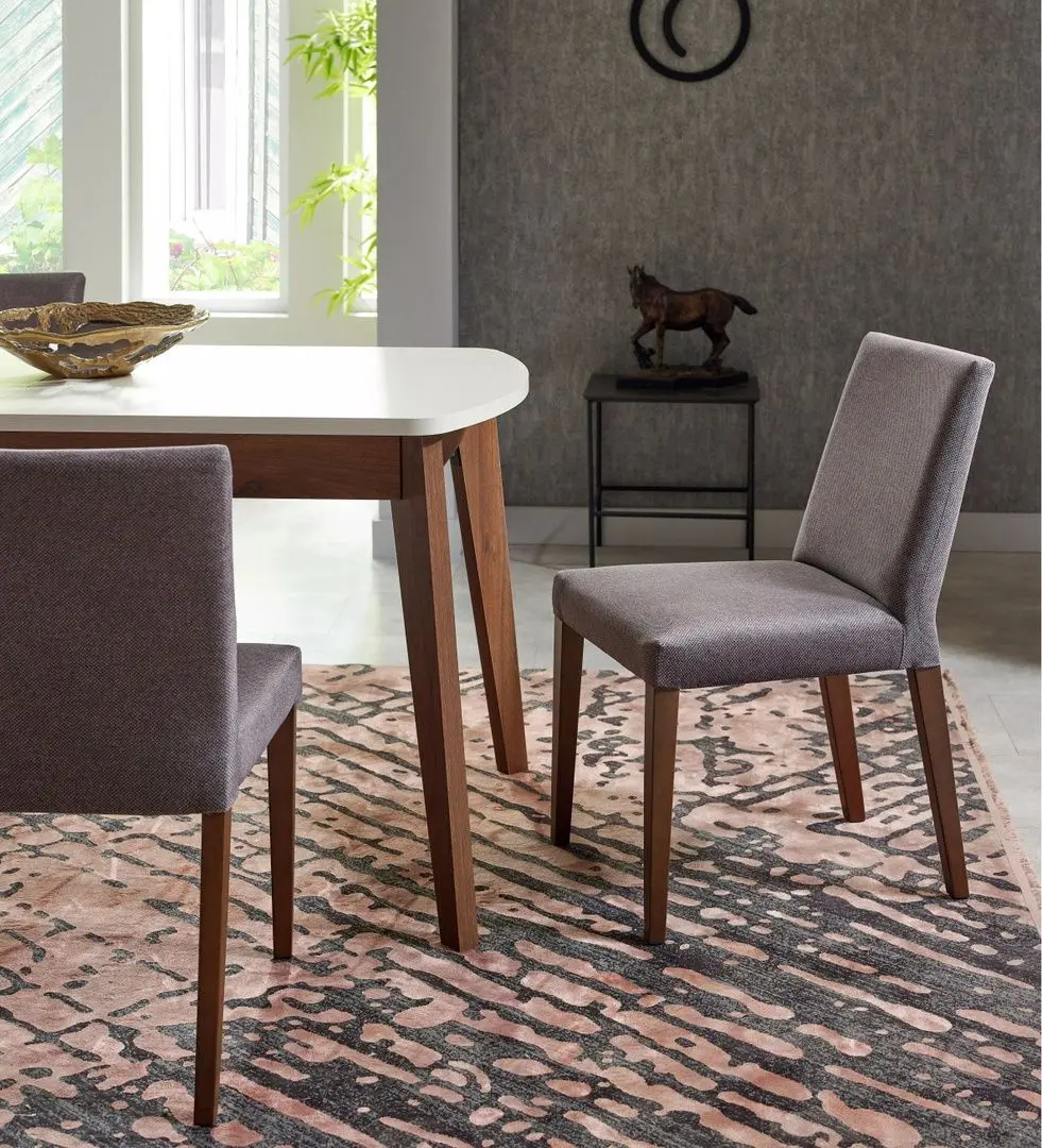 Scaun Fabrik Home Doren 47cm (Maro/Gri)