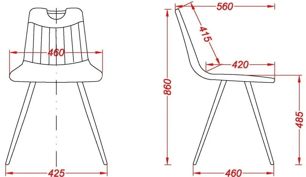 Scaun Fabrik Home Kip (Light Grey)