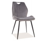 Scaun Signal Arco Velvet (Gray/Black)