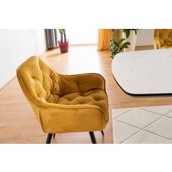 Scaun Signal Cherry Velvet (Curry/Black) Thumb