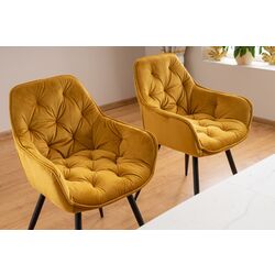 Scaun Signal Cherry Velvet (Curry/Black) Thumb