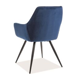 Scaun Signal Cherry Velvet (Navy Blue/Black) Thumb