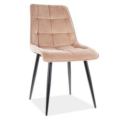 Scaun Signal Chic Velvet (Beige/Black)