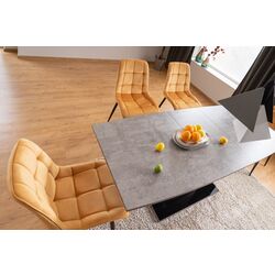 Стул Signal Chic Velvet (Curry/Black) Thumb