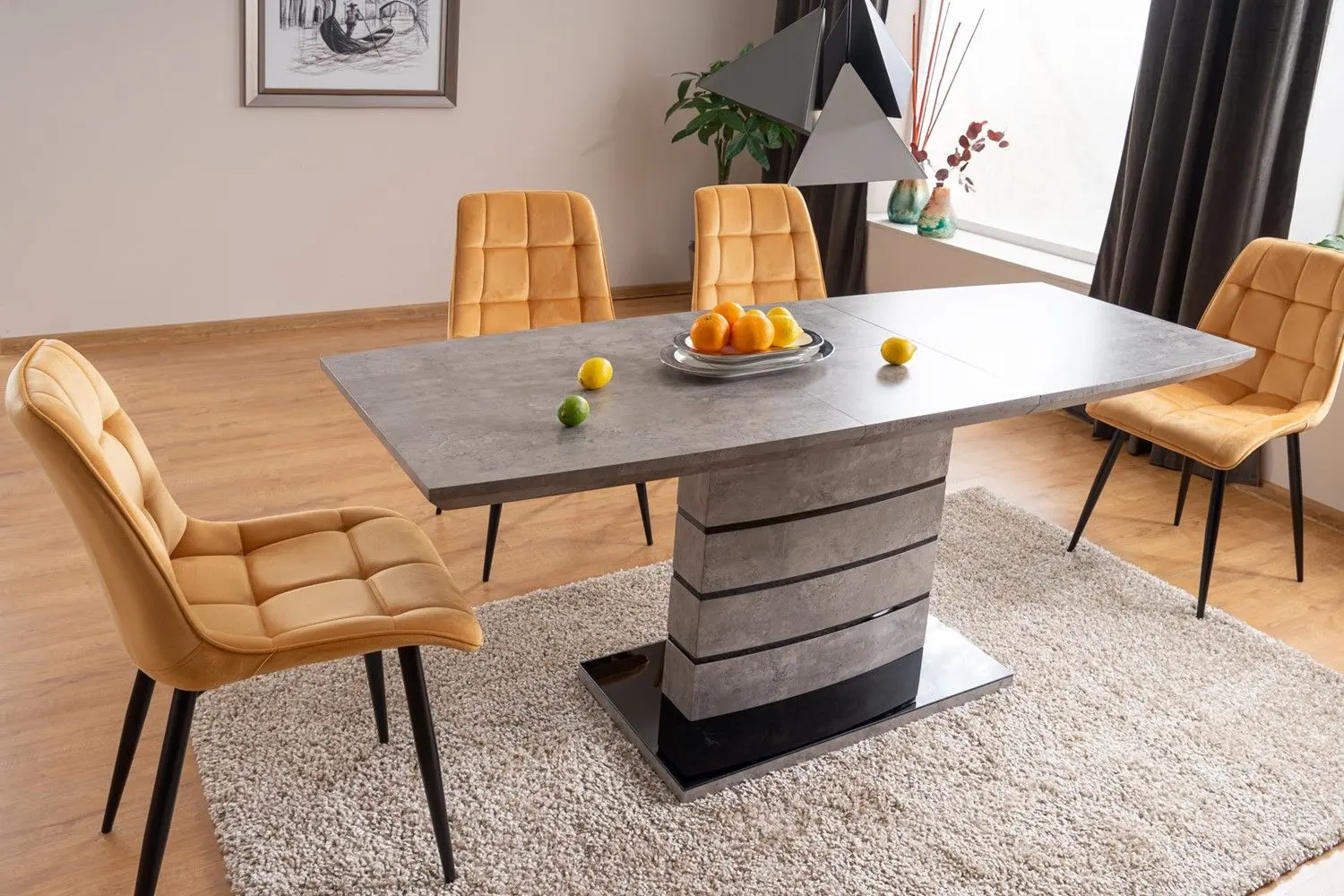 Стул Signal Chic Velvet (Curry/Black)