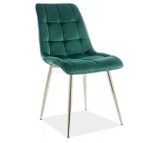 Scaun Signal Chic Velvet (Green/Chrome)