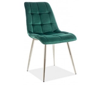 Стул Signal Chic Velvet (Green/Chrome)