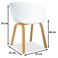 Scaun Signal Ego (White/Oak) Thumb