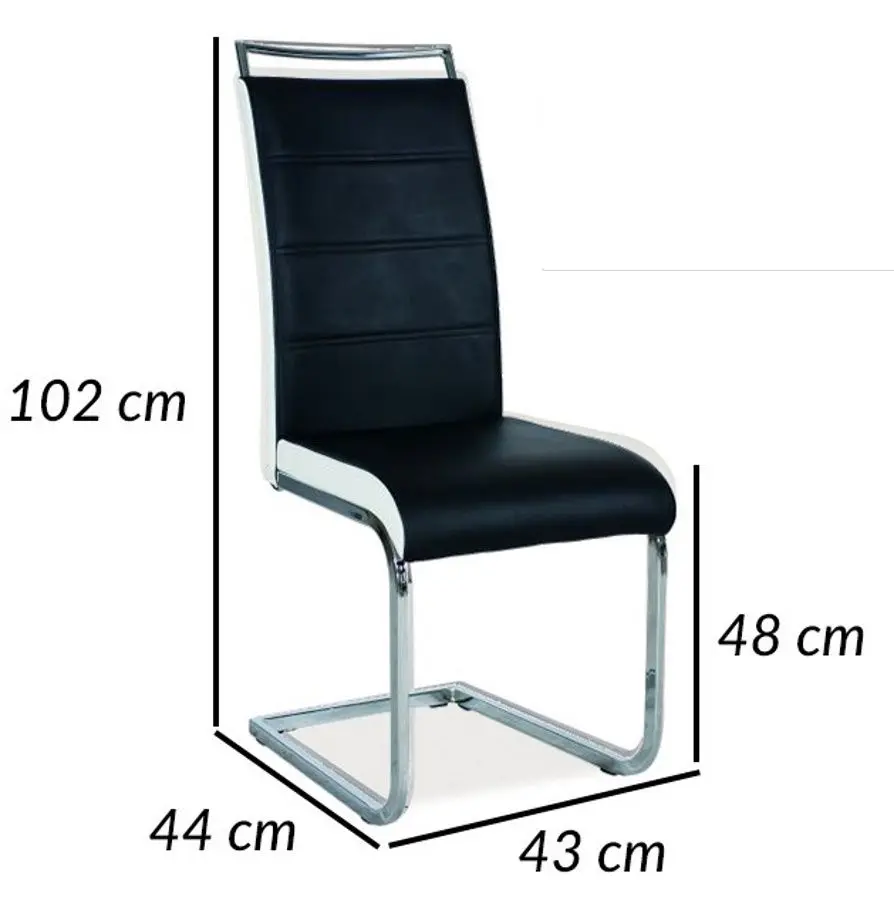 Стул Signal H441 Eco (Chrome/Black)