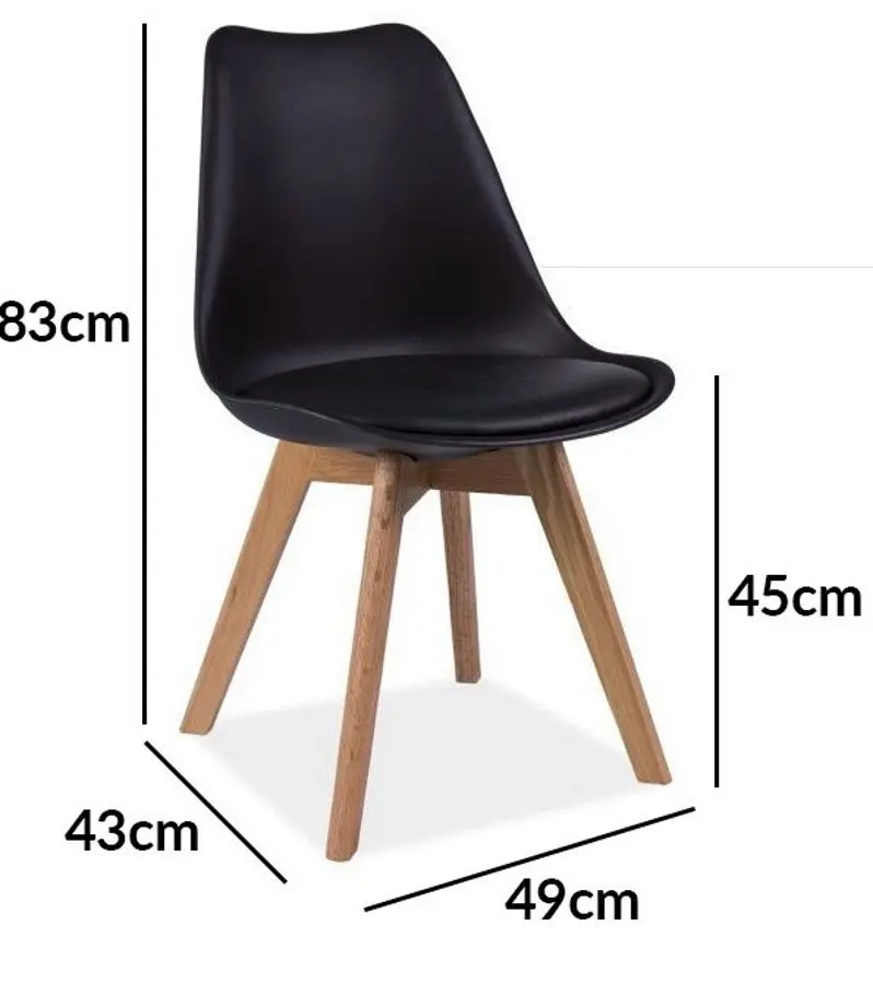 Scaun Signal Kris (Oak/Black)