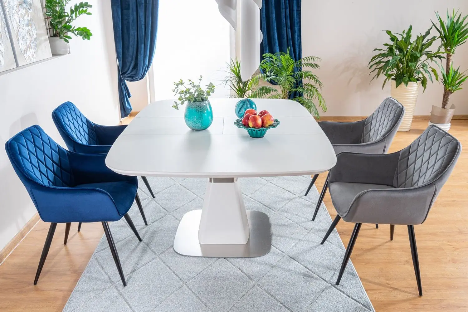 Стул Signal Linea Velvet (Black/Gray)