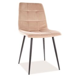 Scaun Signal Mila Velvet (Black/Beige)