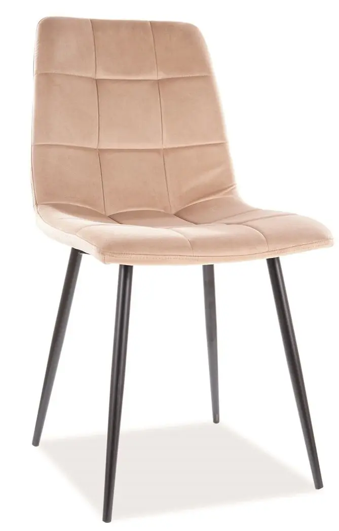 Scaun Signal Mila Velvet (Black/Beige)