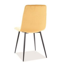 Стул Signal Mila Velvet (Black/Curry) Thumb