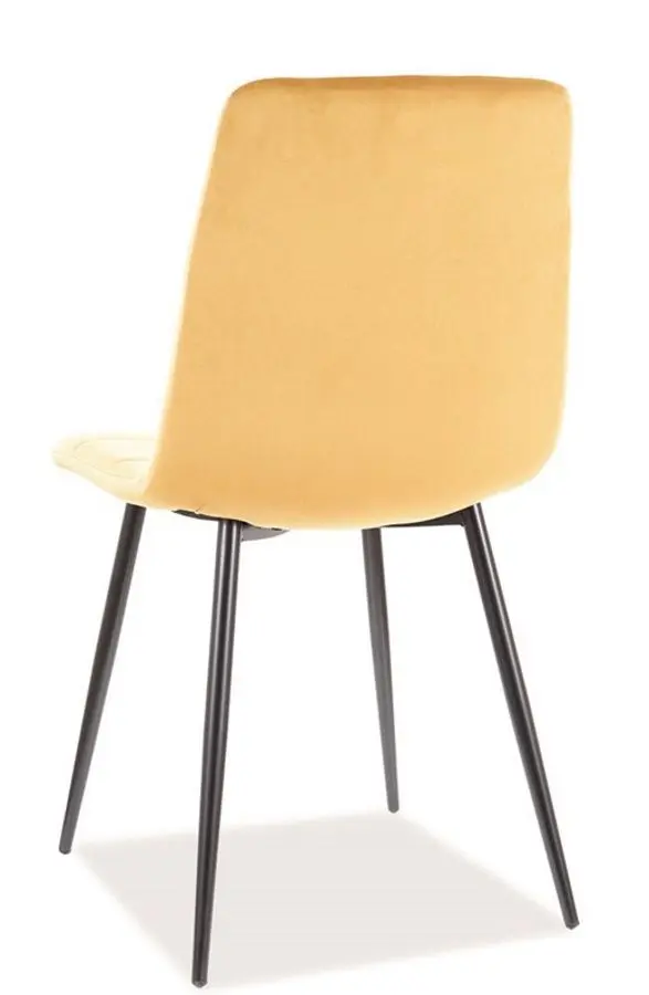 Стул Signal Mila Velvet (Black/Curry)