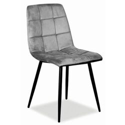 Scaun Signal Mila Velvet (Black/Gray)