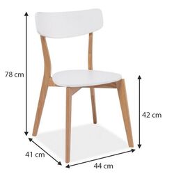 Scaun Signal Mosso (Oak/White) Thumb