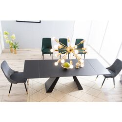 Стул Signal Piano Velvet (Black/Gray) Thumb